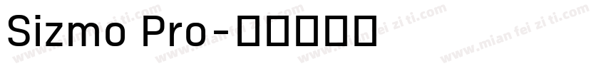 Sizmo Pro字体转换